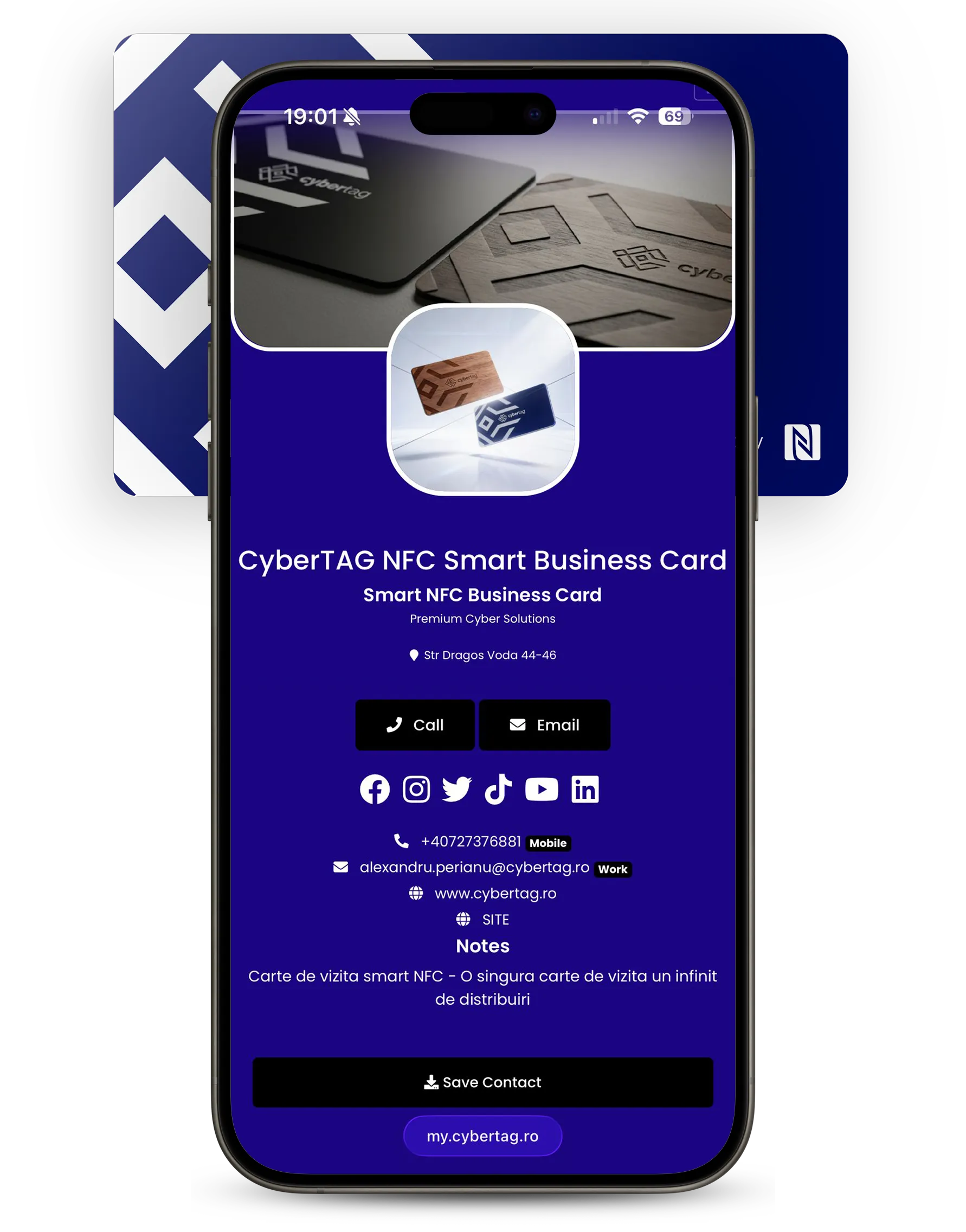 CyberTAG_Afisare Contact